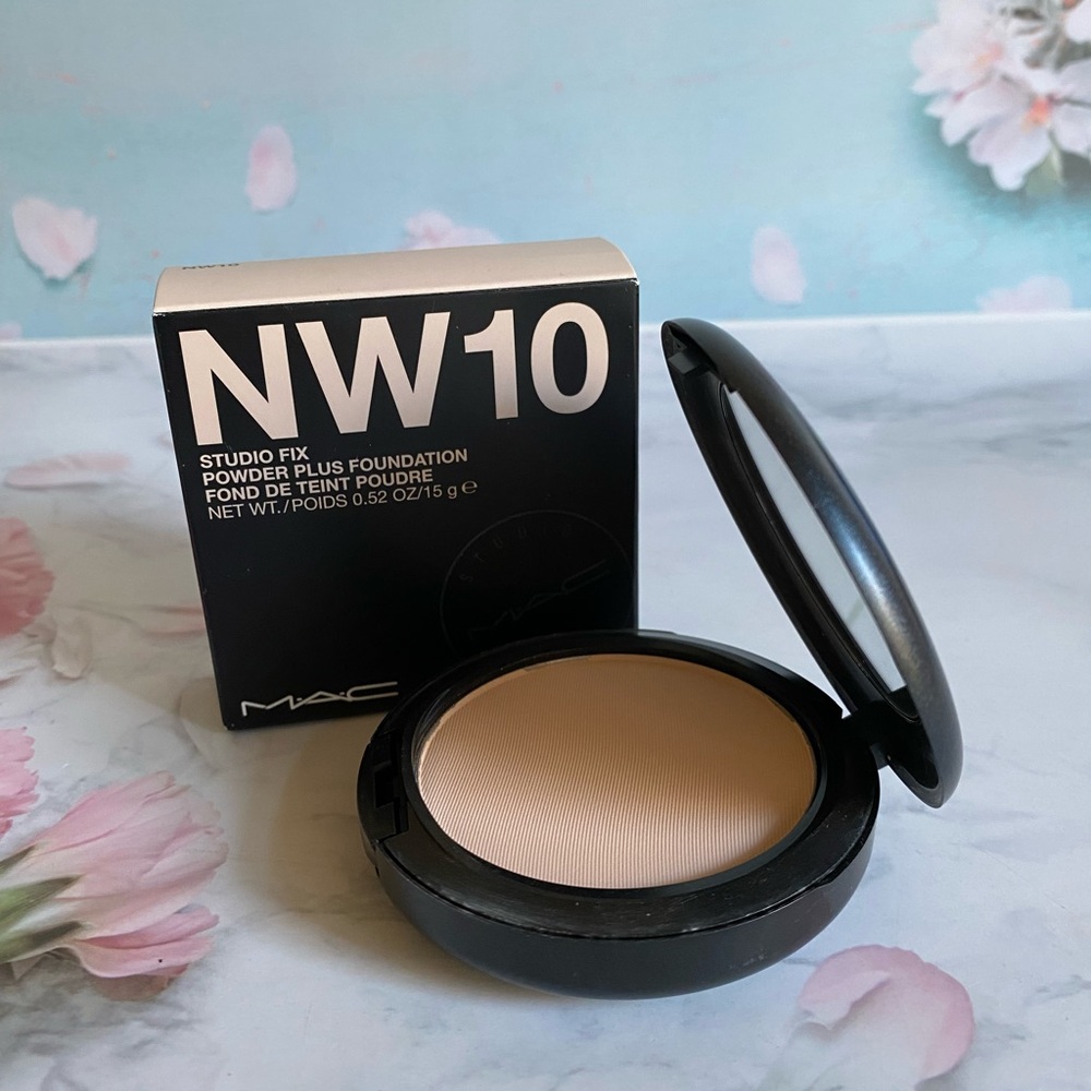 NW10 ~ MAC Studio Fix Powder Plus Foundation, 15g /.52oz NIB,original Formula